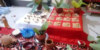 Mangal Dosh Pooja performed at Siddha Peeth Nalkheda temple with sacred hawan kund