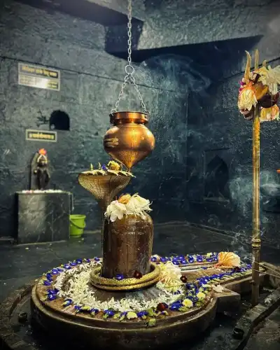 Mahamrityunjay Anushthan (Grand) performed at Siddha Peeth Nalkheda temple with sacred hawan kund