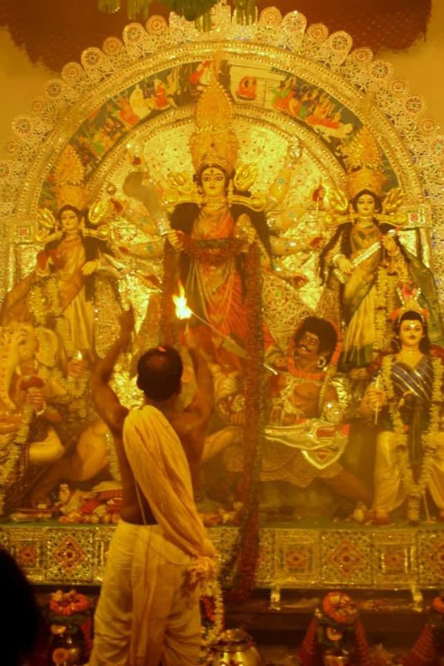 Offerings for Student Vidya Puja