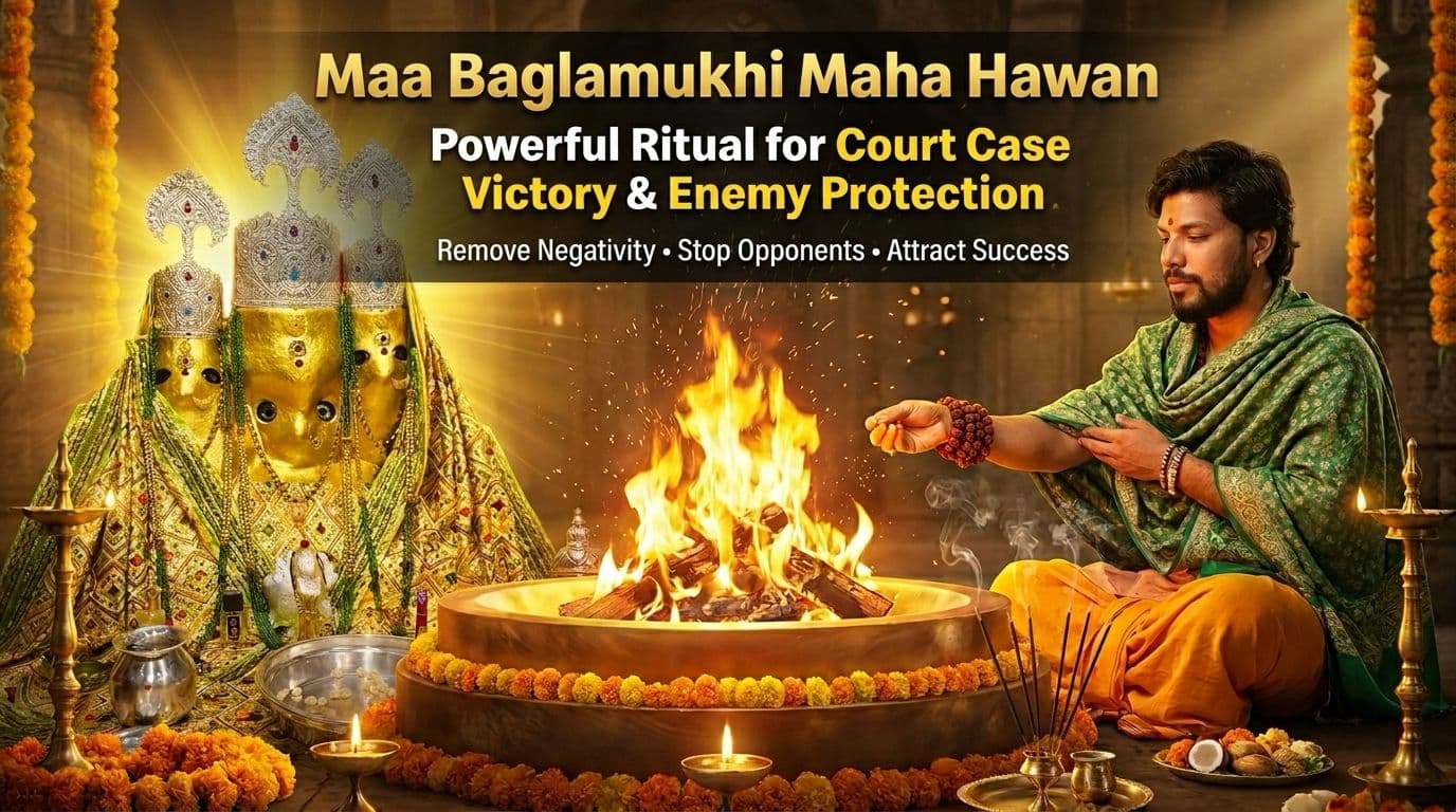 Maa Baglamukhi Maha Hawan: The Most Powerful Vedic Fire Ritual for Complete Life Transformation