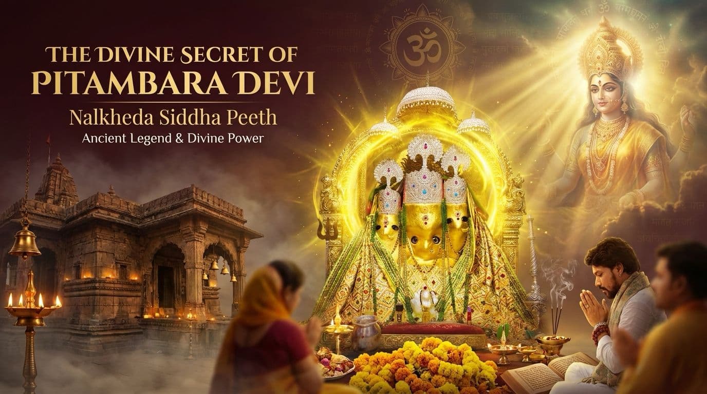Maa Baglamukhi Nalkheda – Who Is Pitambara Devi, Her Divine Story & Why This Temple Is a Siddha Peeth