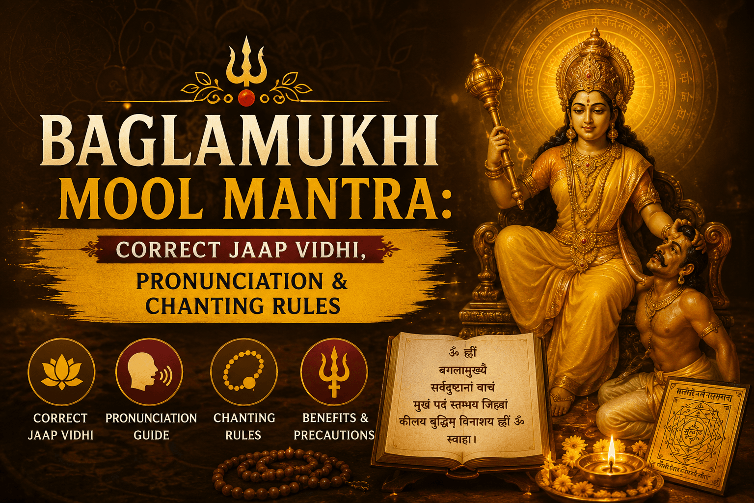 Baglamukhi Mool Mantra: Correct Jaap Vidhi, Pronunciation & Chanting Rules