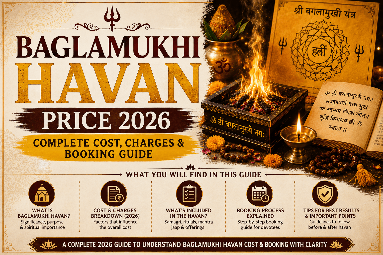 Baglamukhi Havan Price 2026: Complete Cost, Charges & Booking Guide