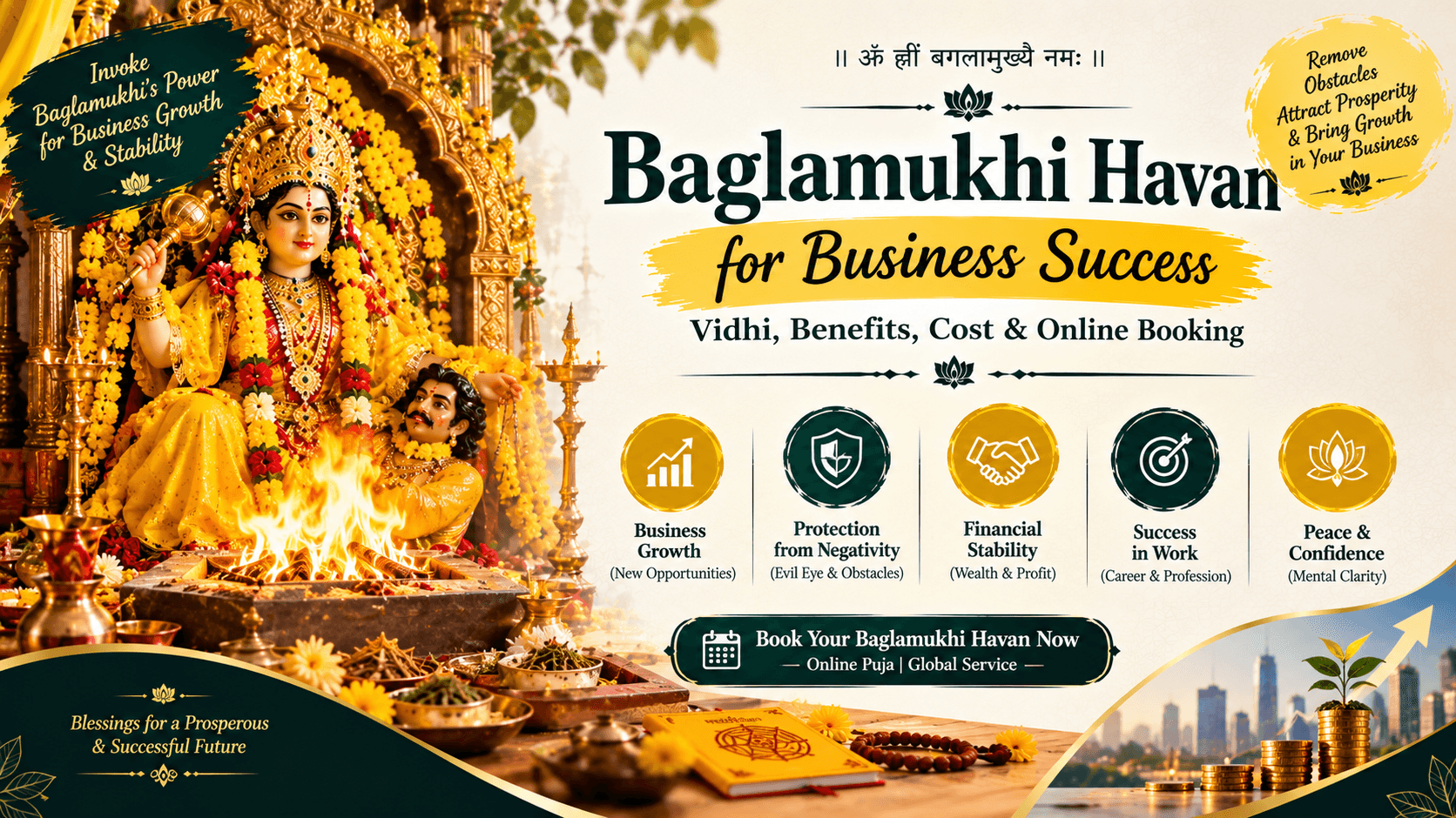 Baglamukhi Havan for Business Success: Vidhi, Benefits, Cost & Online Booking