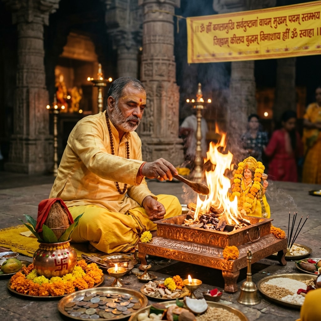 Maa Baglamukhi Dhan Siddhi Puja