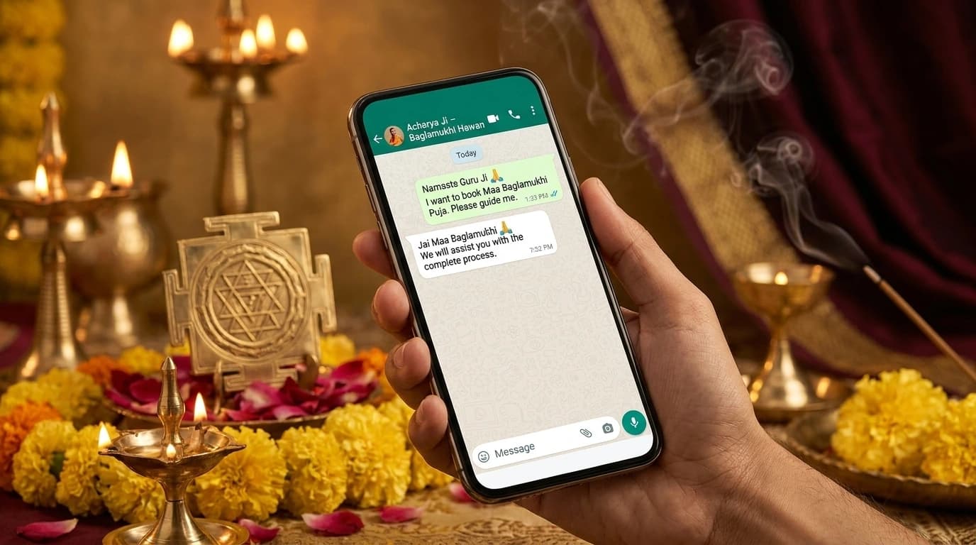 Contact Acharya Ji Devotee contacting Acharya Ji