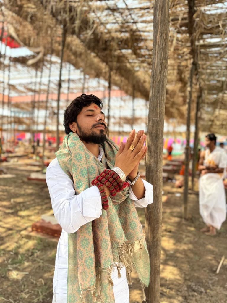 Acharya Pandit Chetan Tiwari at Nalkheda