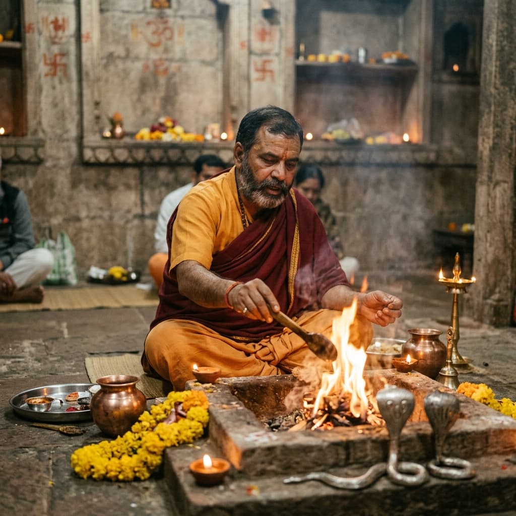 Maa Baglamukhi Kaal Sarp Dosh Nivaran Puja to remove astrological blockages